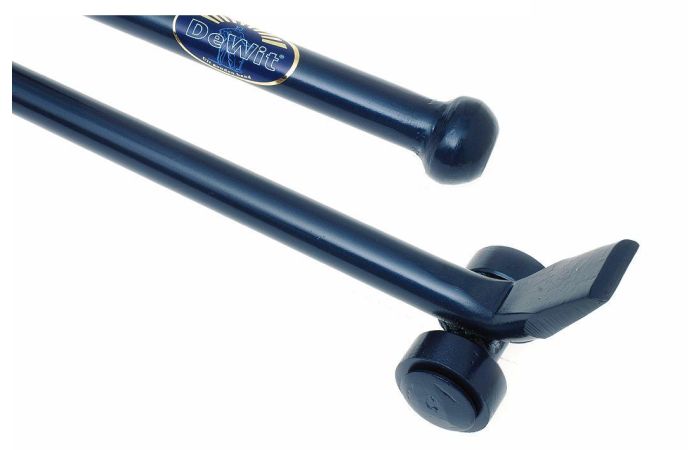 Rolkoevoet 1500x30mm met knop 7400 de Wit