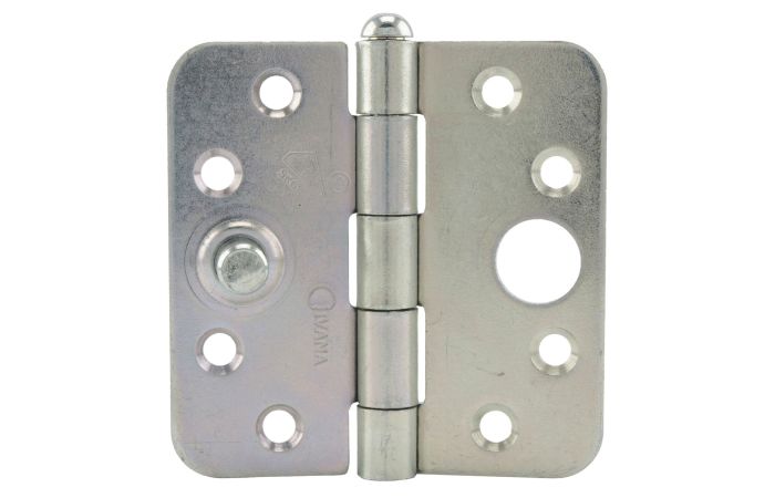 Ivana scharnier galv. ronde hoek 89 x 89 mm SKG**