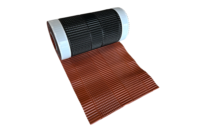 Doos ondervorst nokvorst rood 34 cm