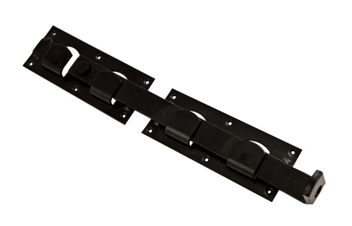 Overslaggrendel zwart 430mm