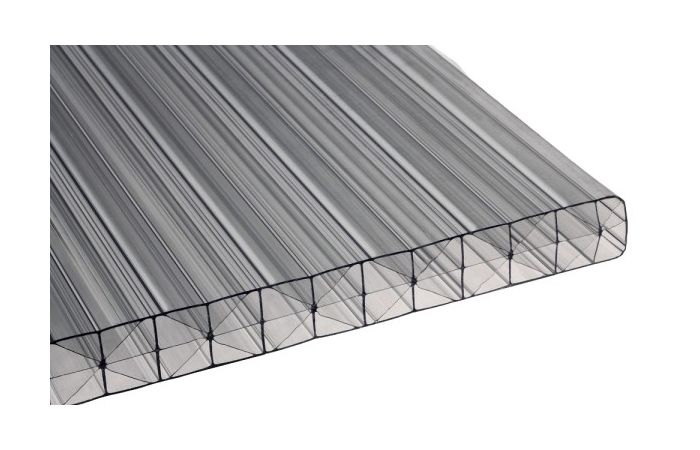 smokey grey kanaalplaat polycarbonaat