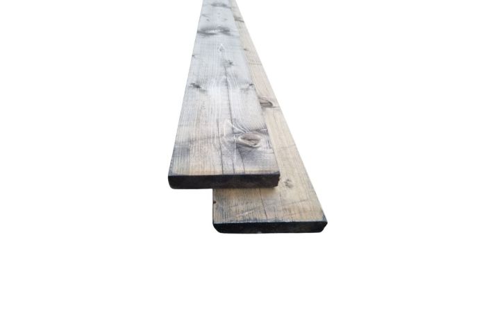 Vuren plank gedroogd en geschaafd met ronde kant 28x150x3000mm