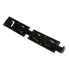 Overslaggrendel zwart 430mm