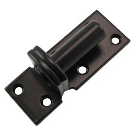 Plaatduim zwart pen 16mm