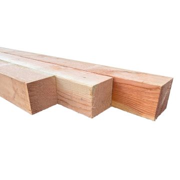 Douglas lariks 150x150x5000mm paal onbehandeld