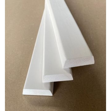 LWK: Hardhouten Koplat Schuin B 16x45x2450mm gegrond  - Hout en Bouwmaterialen - 2023