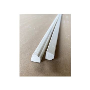 LWK: Meranti Glaslat E1 17x15x2750mm gegrond