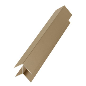 Eikenkleurig aluminium hoekprofiel 2900 mm – onderhoudsarme hoekafwerking.