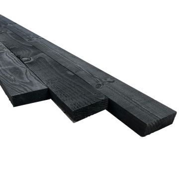 Douglas Lariks 50x150x5000mm regel zwart geïmpregneerd
