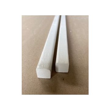 LWK: Meranti Glaslat F1R2 17x17x2750 mm, wit gegrond - Hout en Bouwmaterialen - 2023