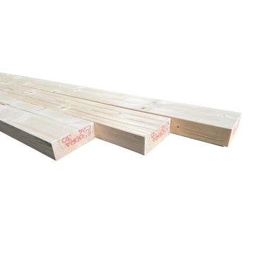 Vuren balk geschaafd 4 zijdig 63x160x4200