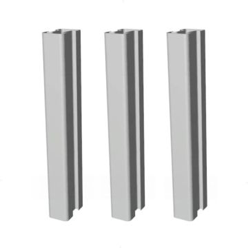 Aluminium Montagebalk voor afwerkplank (3 stuks)