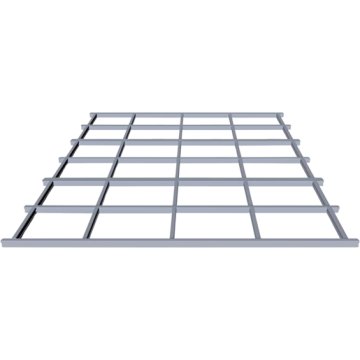 Aluminium Frame vlonderplanken (per m2)