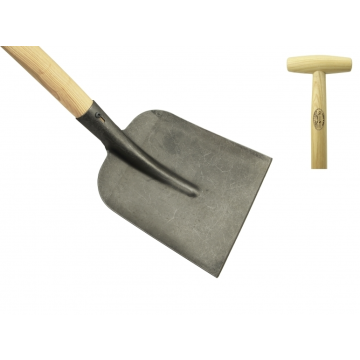 Betonschep met essen houten steel 110cm De Wit