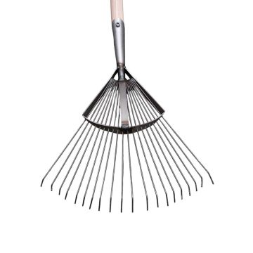 Bladhark met essen houten steel 150cm De Wit
