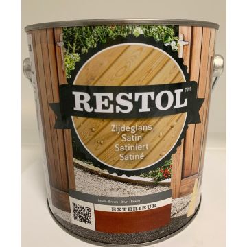 Restol Houtolie Zijdeglans 2,5L Bruin - Hout en Bouwmaterialen - 2023