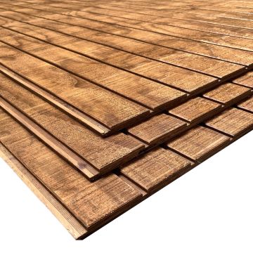 Channelply Rabat Plaat Gemodificeerd FSC 2440x1220mm - Smalle plank