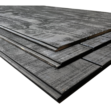 Channelply Rabat Plaat Zwart Gespoten 2440x1220mm - Brede plank