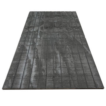 Channelply Rabat Plaat Zwart Gespoten 2440x1220mm - Smalle plank