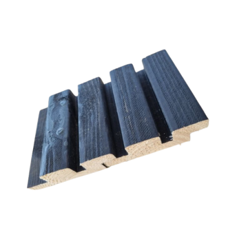 Deens Rabat Rhombusprofiel zwart gespoten 26x95x3300 mm