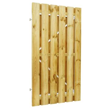 Steigerhouten deur - loftdeur - old look/grijs geïmpregneerd 80x200cm - Hout en Bouwmaterialen - 2023