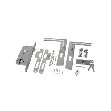 Deurbeslag tuindeur RVS SKG keurmerk complete set
