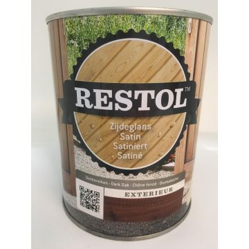 Restol Houtolie Zijdeglans 1L Donkereiken