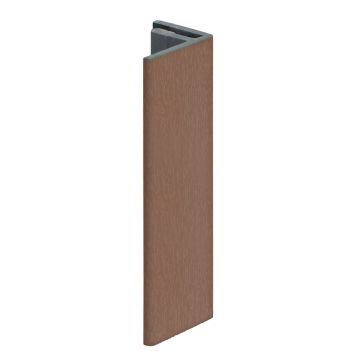 Eindprofiel 17mm Keralit - Bruingrijs classic nerf