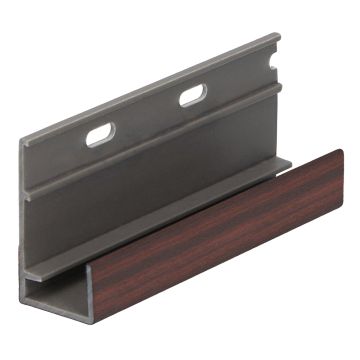 Omrandingprof. met ontwatering Keralit - Mahonie classic nerf