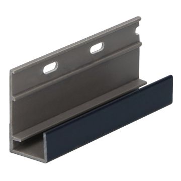 Omrandingprof. met ontwatering Keralit - Staalblauw classic nerf