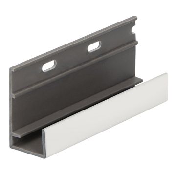 Omrandingprof. met ontwatering Keralit - Wit classic nerf