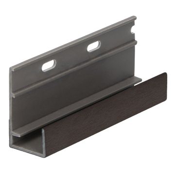 Omrandingprof. met ontwatering Keralit - Donkerbruin classic nerf