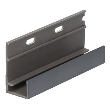 Omrandingprof. met ontwatering Keralit - Dustgrey pure mat