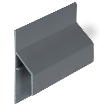 Trim/kraal aansluitprofiel 17mm Keralit - Basaltgrijs classic nerf