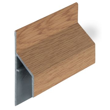 Trim/kraal aansluitprofiel 17mm Keralit - Licht eiken classic nerf