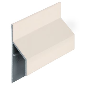 Trim/kraal aansluitprofiel 17mm Keralit - Sandcream pure mat