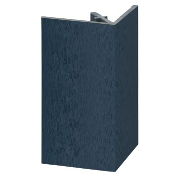 Uitw. rechthoekprofiel Keralit 46x46mm - Staalblauw classic nerf