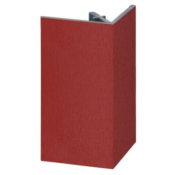 Uitw. rechthoekprofiel Keralit 46x46mm - Rood classic nerf