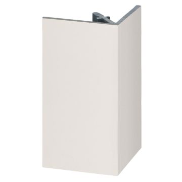 Uitw. rechthoekprofiel Keralit 46x46mm - Snowwhite pure mat