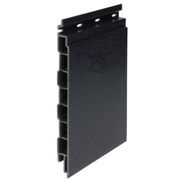 Keralit sponningdeel 190mm - Zwartgrijs classic nerf