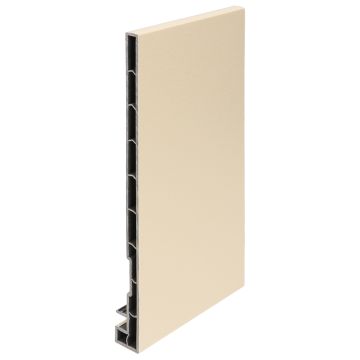 Keralit dakrandpaneel 200mm - Licht ivoor classic nerf