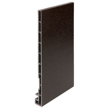 Keralit dakrandpaneel 200mm - Donkerbruin classic nerf