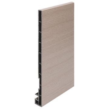 Keralit dakrandpaneel 200mm - Vergrijd ceder classic nerf