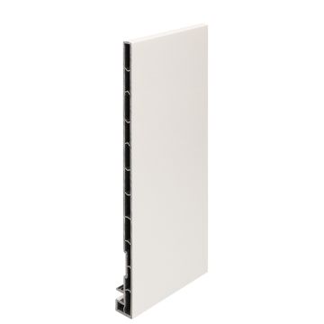 Keralit dakrandpaneel 250mm - Wit classic nerf