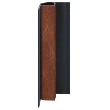 Keralit inwendig hoekprofiel - Golden oak classic nerf