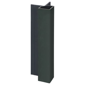 Keralit uitwendig hoekprofiel 32x32mm - Timbergreen pure mat