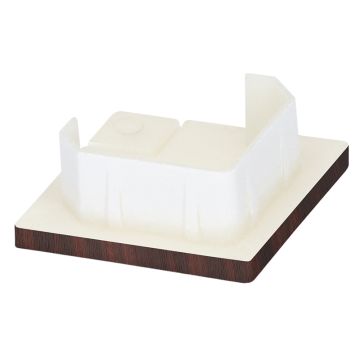 Keralit eindkap voor 2827/2828 - Mahonie classic nerf