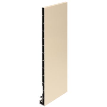 Keralit dakrandpaneel 300mm - Licht ivoor classic nerf