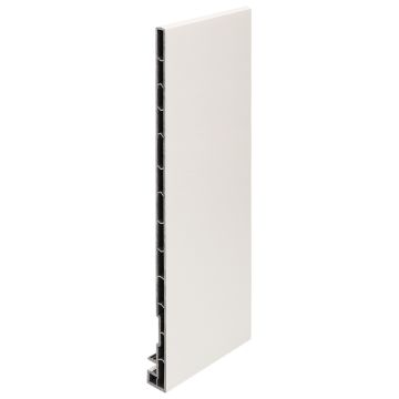 Keralit dakrandpaneel 300mm - Wit classic nerf