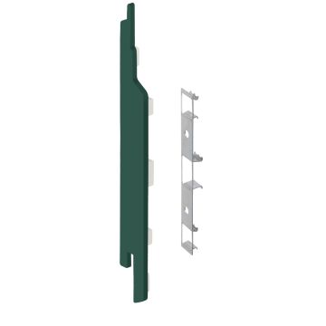 Eindkap+connector  links voor 2814 (5st) - Mosgroen classic nerf